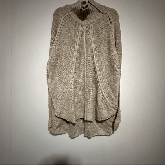 Woman’s Pullover Zip Neck Oversized Sweater Size L/XL Acadamia Hobo - Picture 5 of 11